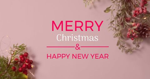 Festive christmas and new year celebration card design