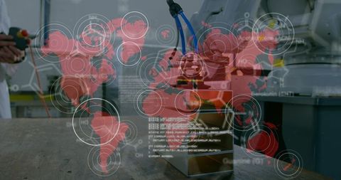Global network connection with robotic automation