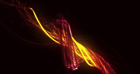 Dynamic Vibrant Light Trails Over Dark Background - Download Free Stock Images Pikwizard.com