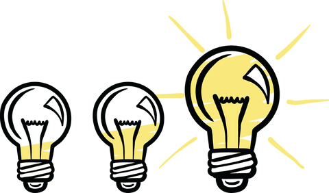 transparent light bulb sequence illustrating bright idea concept - Download Free Stock Videos Pikwizard.com
