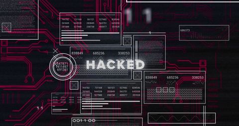 Digital Circuitry Hacked Signal Data Breach Conceptual - Download Free Stock Images Pikwizard.com
