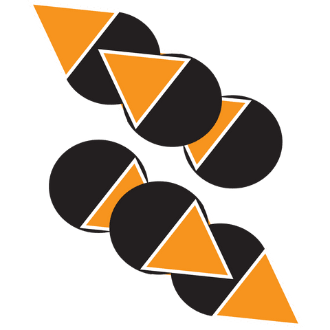 Abstract Black and Orange Geometric Shape on Transparent Background - Download Free Stock Videos Pikwizard.com