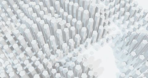Abstract Geometric White Columns in Dynamic Motion - Download Free Stock Images Pikwizard.com