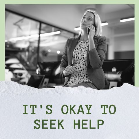 Professional Woman Seeking Help While Working on Smartphone - Download Free Stock Templates Pikwizard.com