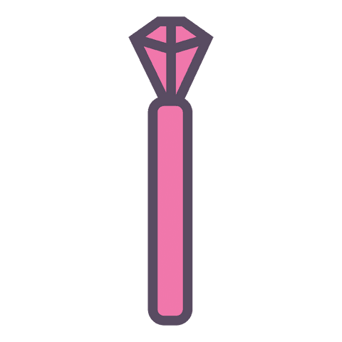 pink gem ring digital art on transparent background - Download Free Stock Videos Pikwizard.com