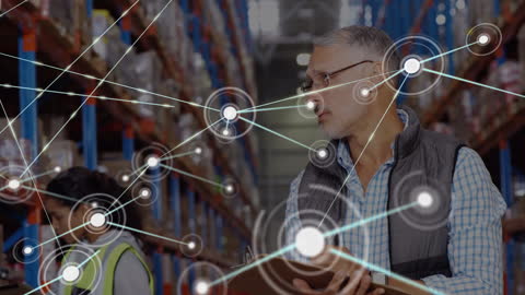 Warehouse Operations with Network Technology Overlay