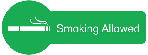 Transparent Smoking Allowed Symbol Green Sign - Download Free Stock Videos Pikwizard.com
