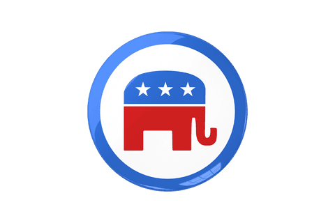 american republican elephant vector on transparent background - Download Free Stock Videos Pikwizard.com