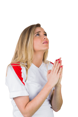 anxious female football fan in transparent mood - Download Free Stock Videos Pikwizard.com