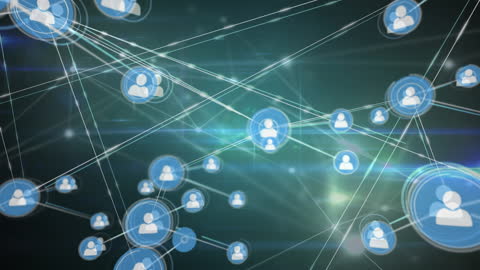 Digital Network Connections and Communication Visualization