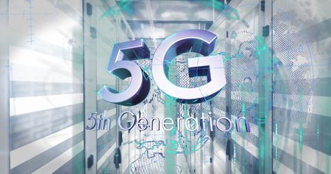 5G Fifth Generation Technology in Data Center Environment - Download Free Stock Images Pikwizard.com