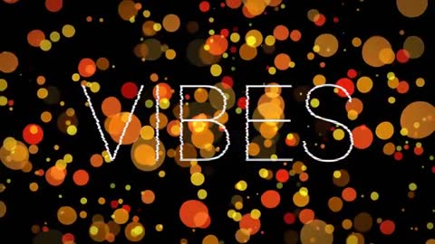 Vibrant Bokeh Design with Text