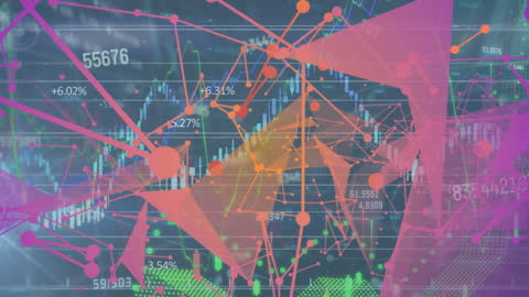 Digital Data Network and Analytics Visual Interface