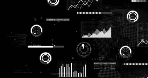 worldwide financial data processing visualization - Download Free Stock Images Pikwizard.com