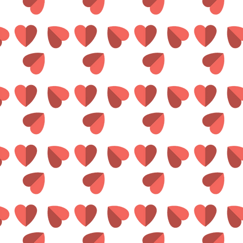 red heart pattern repeating on transparent background - Download Free Stock Videos Pikwizard.com