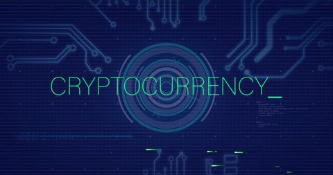 Cryptocurrency and Digital Data Processing Circuit Design - Download Free Stock Images Pikwizard.com