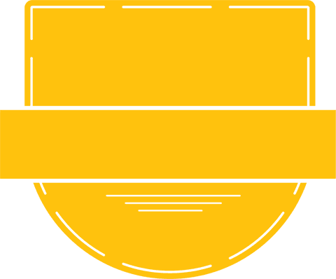 Yellow Badge with Contoured Shape on Transparent Background - Download Free Stock Videos Pikwizard.com