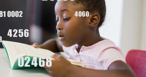 Young Girl Engaged in Reading Book Fostering Literacy Skills - Download Free Stock Images Pikwizard.com