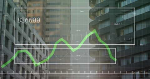 Innovative Business Data Analytics Overlaying Urban Architecture - Download Free Stock Images Pikwizard.com