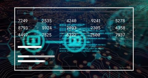 Abstract Tech Interface with Brain Visualization and Data - Download Free Stock Images Pikwizard.com