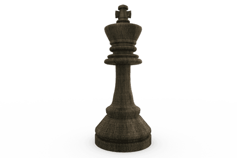 wooden black king chess piece transparent background - Download Free Stock Videos Pikwizard.com
