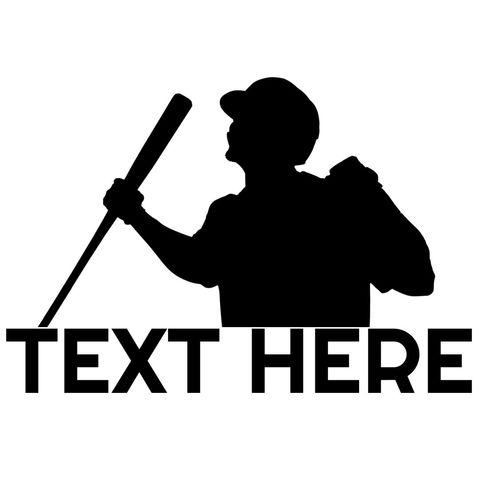 silhouette of baseball player holding bat highlighting determination - Download Free Stock Templates Pikwizard.com