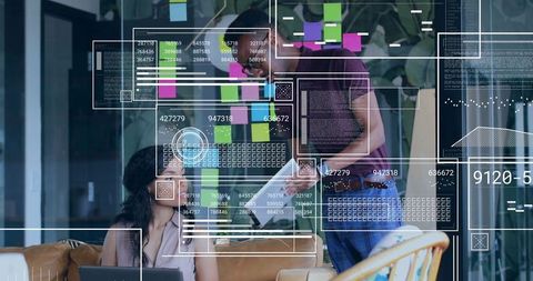 Collaborating in Futuristic Workspace with Data Overlays