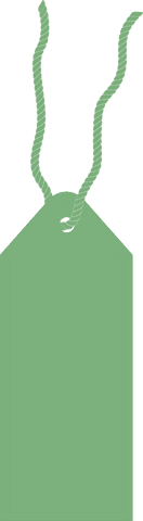 Green Blank Tag Design with Rope on Transparent Background - Download Free Stock Videos Pikwizard.com