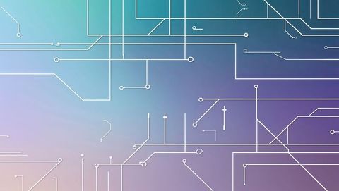 Abstract network design on gradient background