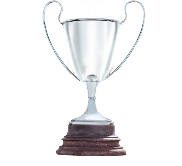 Elegant Transparent Silver Trophy Tour with Wooden Base - Download Free Stock Videos Pikwizard.com