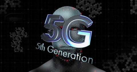 5g technology with digital human representation