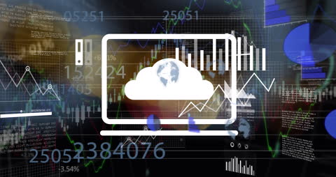 Digital Cloud and Data Analysis Interface Concept