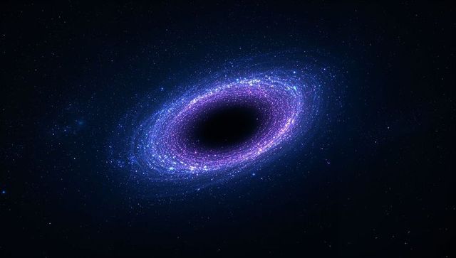 Glowing Accretion Disk around Black Hole with Stars