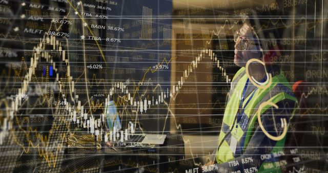 Stock Market Trader Analyzing Financial Data on Computer Monitors - Download Free Stock Photos Pikwizard.com