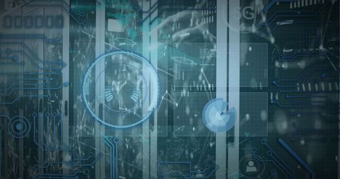 Futuristic Data Processing in a Digital Interface - Download Free Stock Images Pikwizard.com