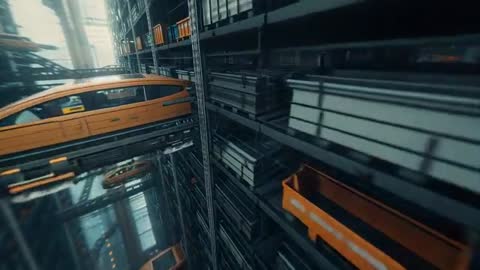 Automated Warehouse Rack Navigation by High-Tech Transport Pod