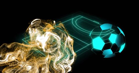 Futuristic Football and Dynamic Particle Network Design