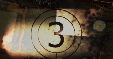 Vintage Countdown with Travel Accessories Overlay - Download Free Stock Images Pikwizard.com
