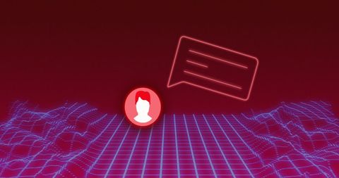 digital communication interface with atmospheric design - Download Free Stock Images Pikwizard.com