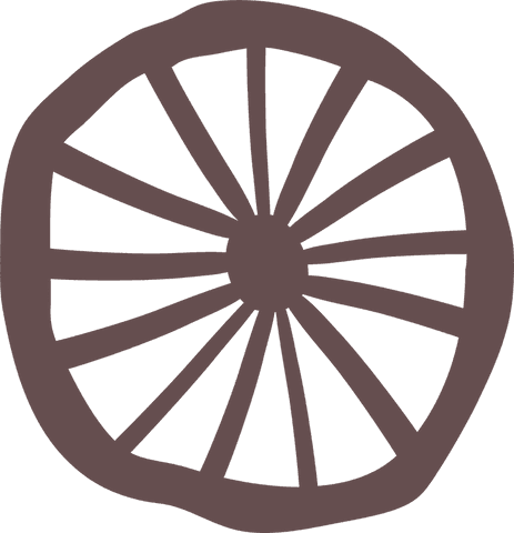 stylized wagon wheel design with sketched spokes on transparent background - Download Free Stock Videos Pikwizard.com