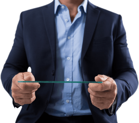 businessman with transparent glass tablet mid section view - Download Free Stock Videos Pikwizard.com