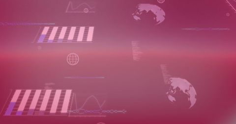 Digital Globalization and Technology Concept with Abstract Graphs - Download Free Stock Images Pikwizard.com