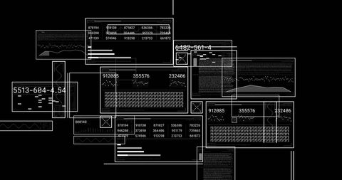 Abstract Computer Interface and Data Visualization Graphic - Download Free Stock Images Pikwizard.com