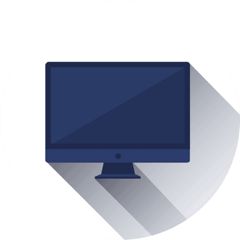 digital computer monitor on transparent background vector illustration - Download Free Stock Videos Pikwizard.com