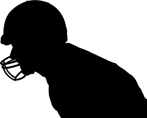 transparent silhouette of football player in dynamic action pose - Download Free Stock Videos Pikwizard.com