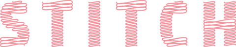 Transparent thread style text illustration art design