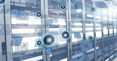 Digital Sonar Interface Over High-Tech Server Room