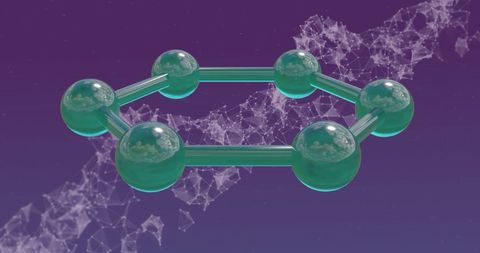 Molecular Ring Concept with Digital Network Background