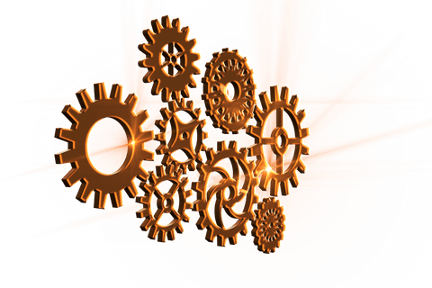 Transparent Golden Cogs Illustrating Mechanical Processes and Connections - Download Free Stock Videos Pikwizard.com