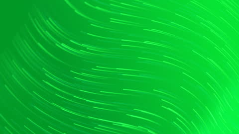 Abstract Green Light Trails Background Animation